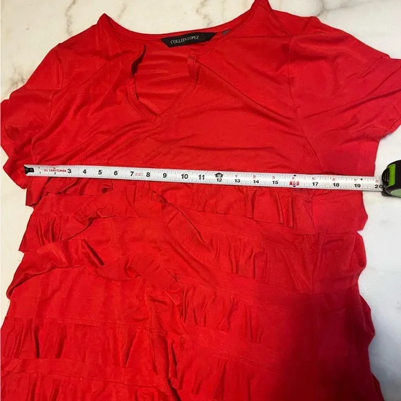 Colleen Lopez Empire Dress with Ruffle Tiers - Picture 6 of 9